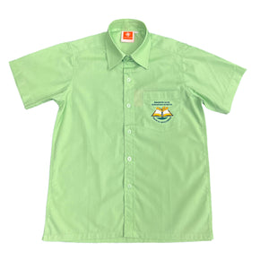 Boys Summer short sleeve green shirt